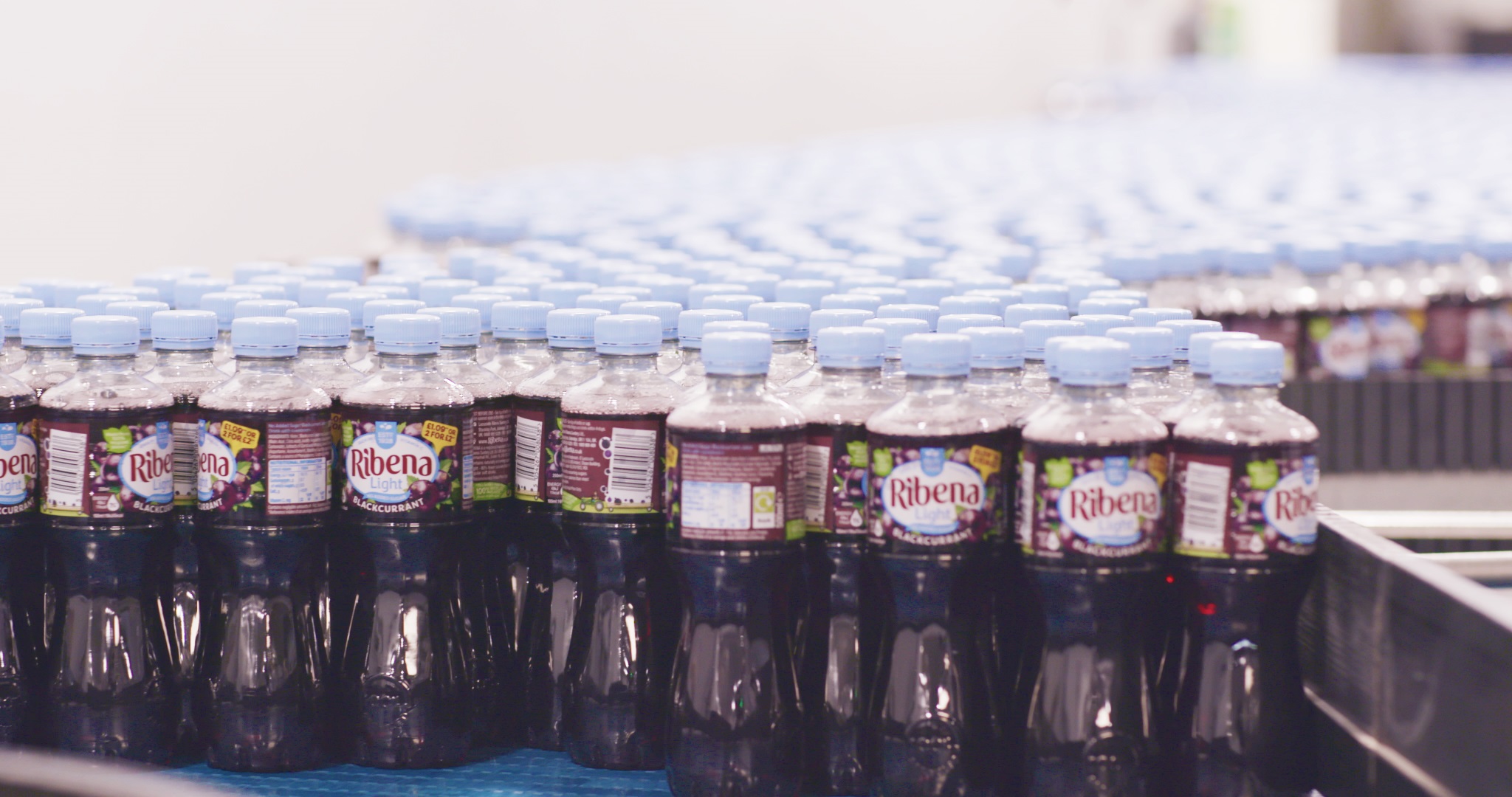 Ribena 500ml being recycled