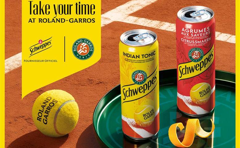 Schweppes® devient partenaire de Roland-Garros pour les trois prochaines éditions