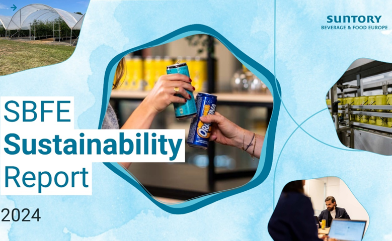 Suntory Beverage & Food Europe publica el Informe de Sostenibilidad 2024, avanzando en objetivos de Salud, Packaging y Clima