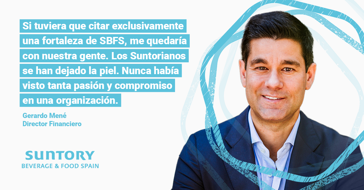 Gerardo Mené: Un porfolio de marcas ganadoras y una plantilla comprometida y apasionada, la clave del éxito de Suntory