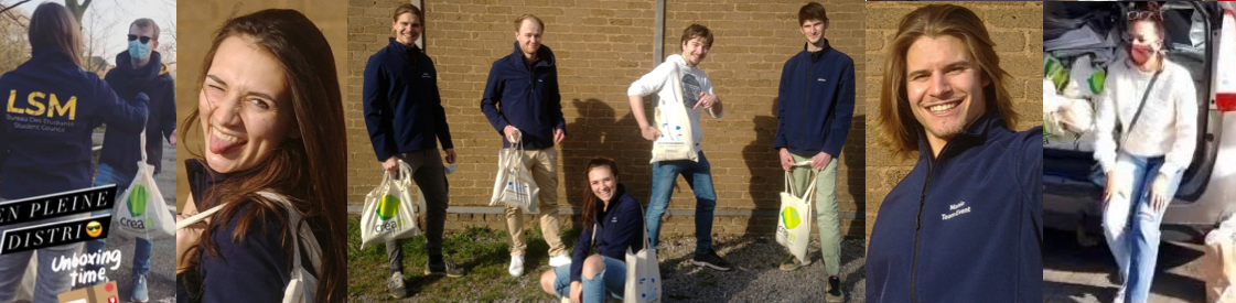 Partenariat avec le bureau des étudiants de la Louvain School of Management pour offrir aux étudiants une box surprise