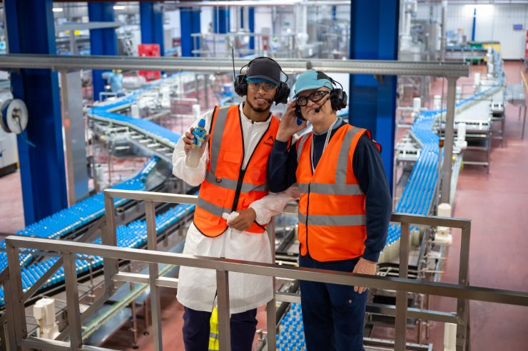 England star Jude Bellingham visits Coleford factory to see his personalised Lucozade drink being made