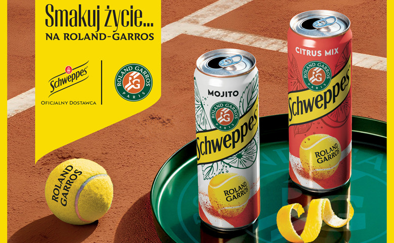 Schweppes® nawiązuje trzyletnią współpracę z Roland-Garros