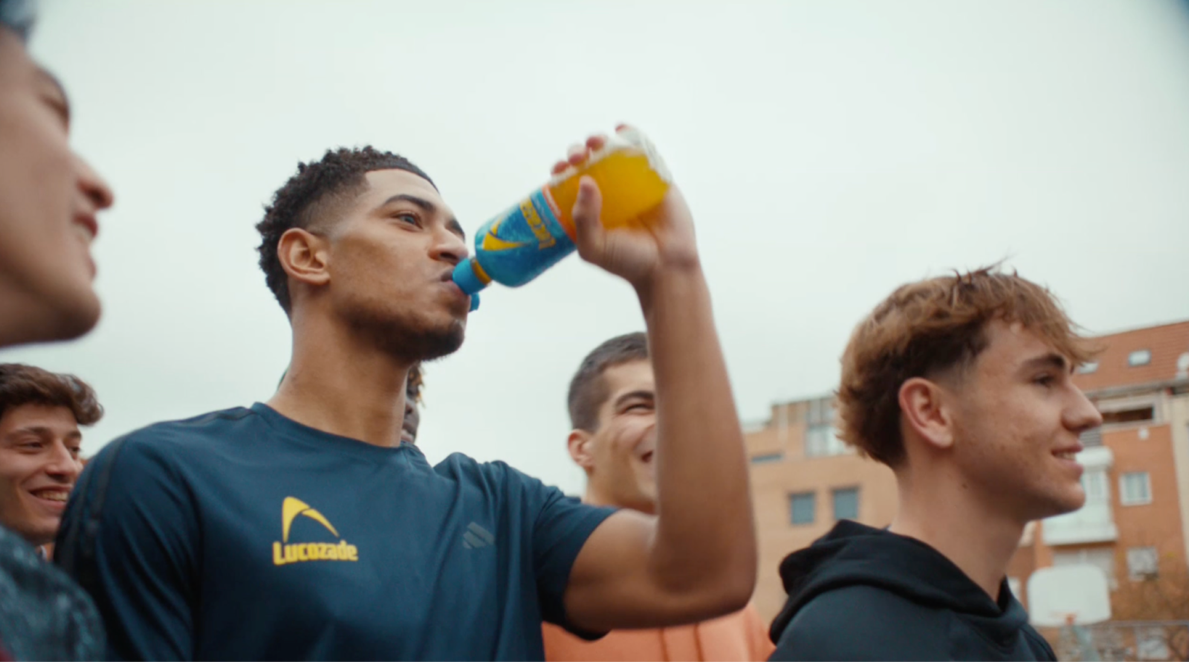 Jude drinking
