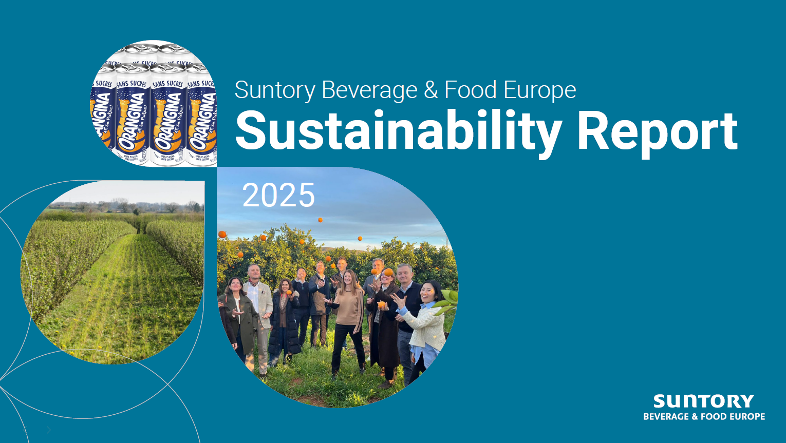 Suntory Beverage & Food Europe publiceert duurzaamheidsverslag 2025 en boekt vooruitgang op het gebied van gezondheid, klimaat, verpakkingen en personeel