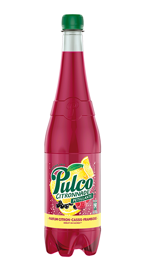 Pulco Citronnade Pétillante Citron Cassis Framboise