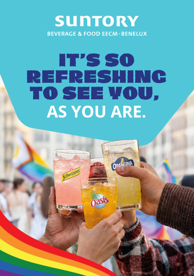 In aanloop naar WorldPride Amsterdam 2026 zet Suntory Beverage & Food EECM-Benelux inclusie om in concrete actie