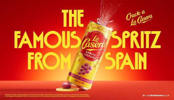 Spritz like the Spanish: Suntory Beverage & Food GB&I sees new opportunity in unexplored wine spritz segment with launch of La Casera