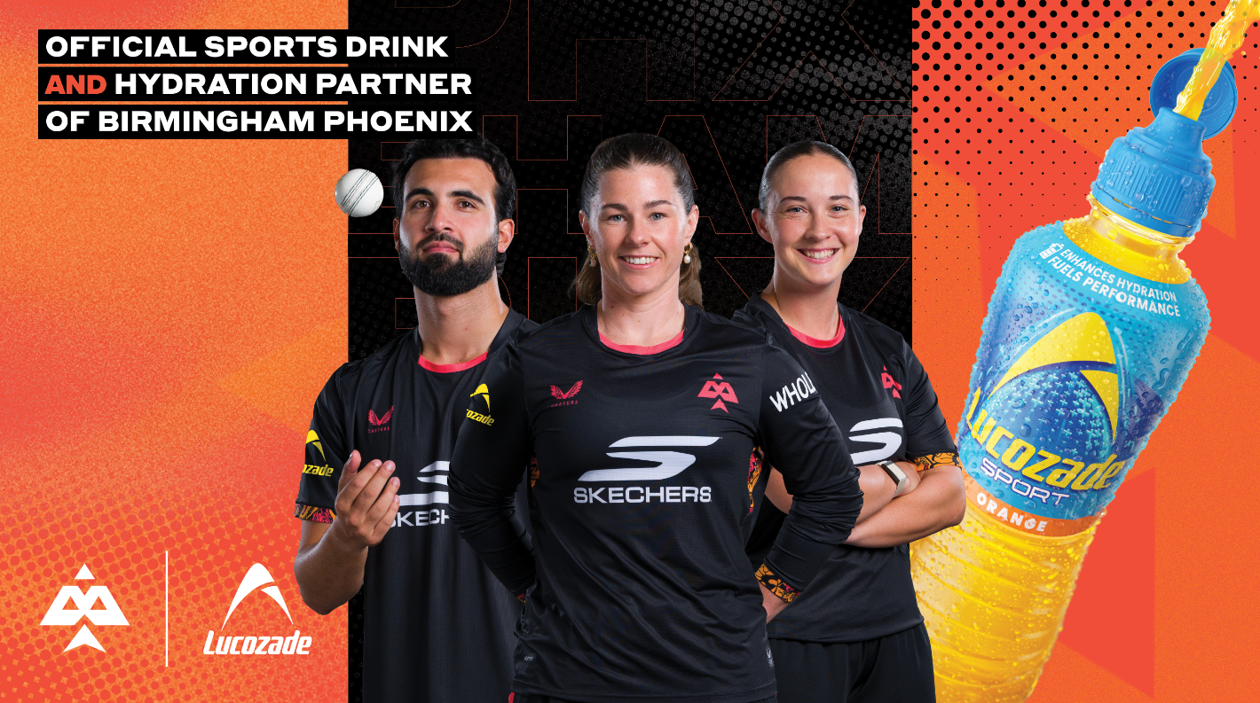 Lucozade becomes Official Sports Drink and Hydration Partner of Birmingham Phoenix