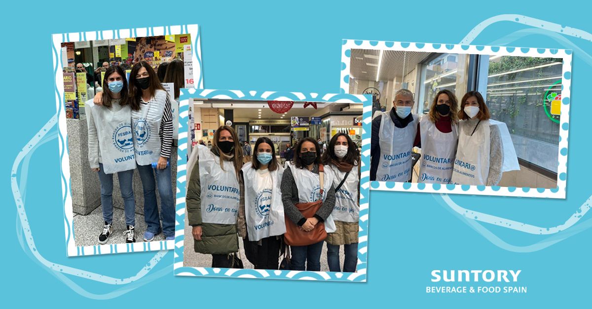 Suntory Beverage & Food Spain despierta el interés por el voluntariado entre sus empleados en línea con su visión Growing For Good