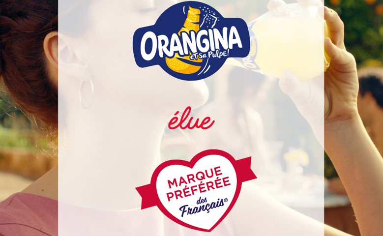 ORANGINA EST ÉLUE MARQUE PRÉFÉRÉE DES FRANÇAIS DANS LA CATÉGORIE « SODAS »